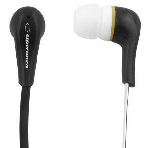Esperanza Lollipop EH146K Black In-Ear Headphones - Peripheral