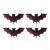 Set of 4 Halloween bat decorations, Halloween props