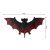 Halloween bat decoration with dimensions, 10x5.5cm