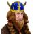 Viking Sisak Jelmez Sisak - Kék és Arany Műanyag - Viselve