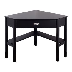 Birou de colt cu sertar si rafturi 131704513 - Birouri