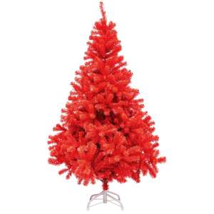 Timeless Tools 120cm red artificial Christmas tree, 230 branches - Timeless Tools Artificial Christmas Tree