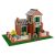 Architectt Set jucărie de construit casă din cărămidă cu figurine şi grădină