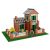 Architectt Set jucărie de construit casă din cărămidă cu figurine şi grădină