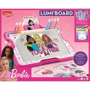 MAPED CREATIV Kreatív készségfejlesztő rajzkészlet, MAPED CREATIV "Lumi Board Barbie" 82587167 
