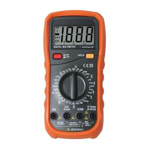 Mastech MY-64 digitális multiméter, kézi, automata méréshatárváltással, hőmérő szondával, 10A áram méréssel - SMA