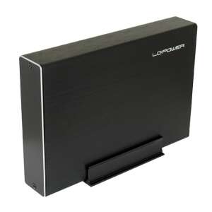 LC-Power LC-35U3-Becrux-C1 obudowa dysku twardego SATA 3,5 cala, czarna, USB 3.1 Gen 2, Typ-C - LC-power