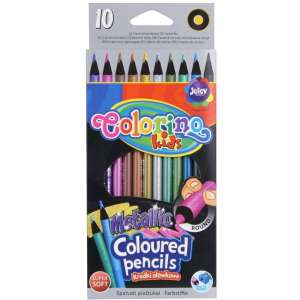 Színes ceruzakészlet 10 db-os, Colorino Metallic, kerek 82624093 