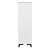 SMART infrared heater, white, FKIR 270 WIFI, back view