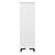 SMART infrared heater, white, FKIR 270 WIFI, back view