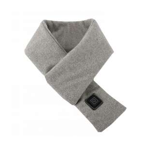 Szürke USB fűthető sál, elektromos sál, meleg nyak sál, téli sál - Férfi sál