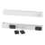 White motion sensor LED light bar with adhesive pads for easy installation