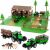 Complete Kruzzel farm playset with tractors, barn, and animals