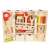 Open Wooden Tool Box Set with Various Toy Tools Inside