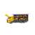 Yellow toy truck with 6 construction vehicles, Kruzzel toy truck set