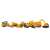 Kruzzel Set of 6 Toy Construction Vehicles