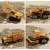 Construction vehicles toy set, excavator, bulldozer, dump truck, road roller
