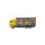 Yellow toy truck with 6 construction vehicles, Kruzzel toy truck set