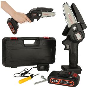 Ikonka mini electric chainsaw with 24V battery and carrying case 141967776 - Construction & Renovation
