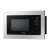 Samsung MG23A7013CT/EO built-in microwave oven, side view, stainless steel