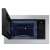 Samsung MG23A7013CT/EO built-in microwave oven, open door, showing interior with turntable and grill