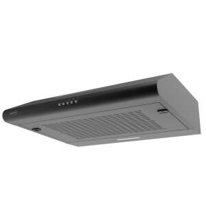 Home KPE 6020B Cooker Hood, 200 m³/h, 3 speeds, Mechanical control, Energy class B, Black