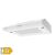 Home KPE 6020W Cooker Hood, 200 m³/h, 3 speeds, Mechanical control, Energy class B, White 82735008