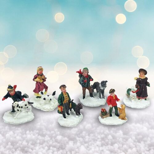 Figure with Dog 1 pc (6 types)