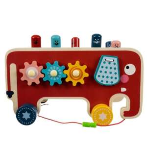 Fa kalapácsos gyerekjáték (elefánt)