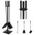 Kaminer 4-piece fireplace tool set collage