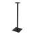 Stand for fireplace tool set, black, with square base