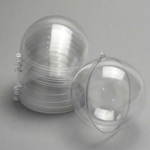 Darčekový držiak oddeliteľná plastová guľa 10cm 5ks/balenie