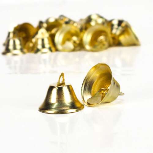 Kovový zvonček zlatý 2,1cm 1000ks/ks - OKOS CENA