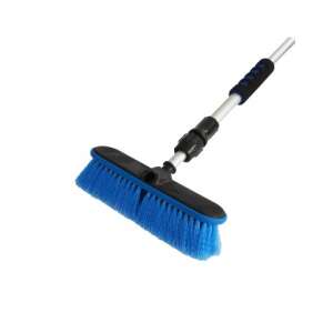 Mega Drive car wash brush with telescopic handle, 158 cm long, blue and black - Car wash brush