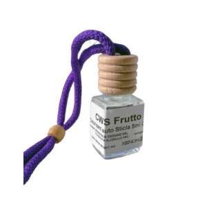 CWS Frutto car air freshener, 5ml bottle, peach scent, turbo bubble gum essence, hanging car air freshener - Car Air Freshener