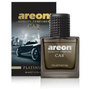 Areon Platinum Car Perfume, 50ml, new design, quality car fragrance - Car Air Freshener