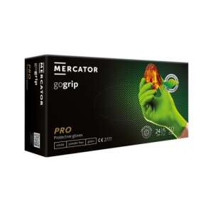 Mănuși din nitril verzi Mercator Pro GOGRIP, mărime L, 50 bucăți - Mănuși de unică folosință