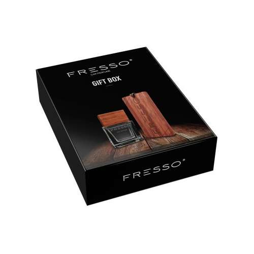 Fresso Paradise Spark Auto-Parfüm Geschenkset, enthält Lufterfrischer und Holz-Duft