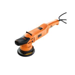ADBL ROLLER D21125-01 orbital polisher, 21mm throw, 150mm backing plate, orange and black, 3/4 view - ADBL