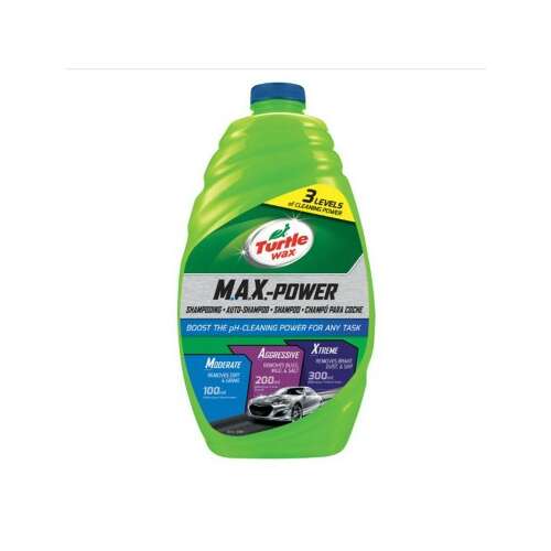 Șampon auto Turtle Wax Max-Power, sticlă de 1,42L, curăță și protejează vopseaua mașinii