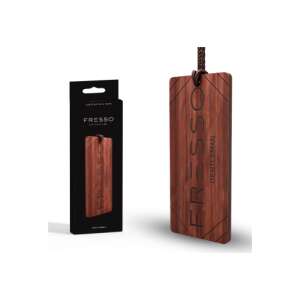 Fresso Gentleman car air freshener, wooden, with string, brown,  aromatic, long lasting,  gentleman fragrance - Car Air Freshener