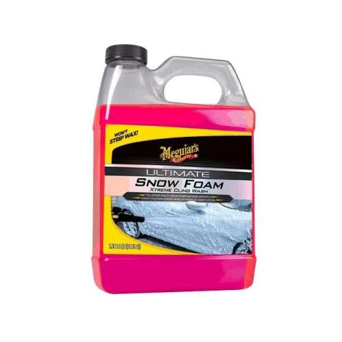 Meguiar's Ultimate Snow Foam autósampon, 946 ml, rózsaszín flakon, elülső címke
