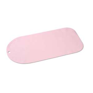 BabyOno non-slip bath mat, pastel pink, 70x35cm - Anti-slip and handhold
