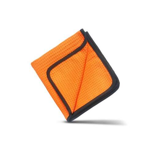 ADBL Goofer Mikrofasertuch, orange, 35x35 cm, zum Reinigen von Glasoberflächen