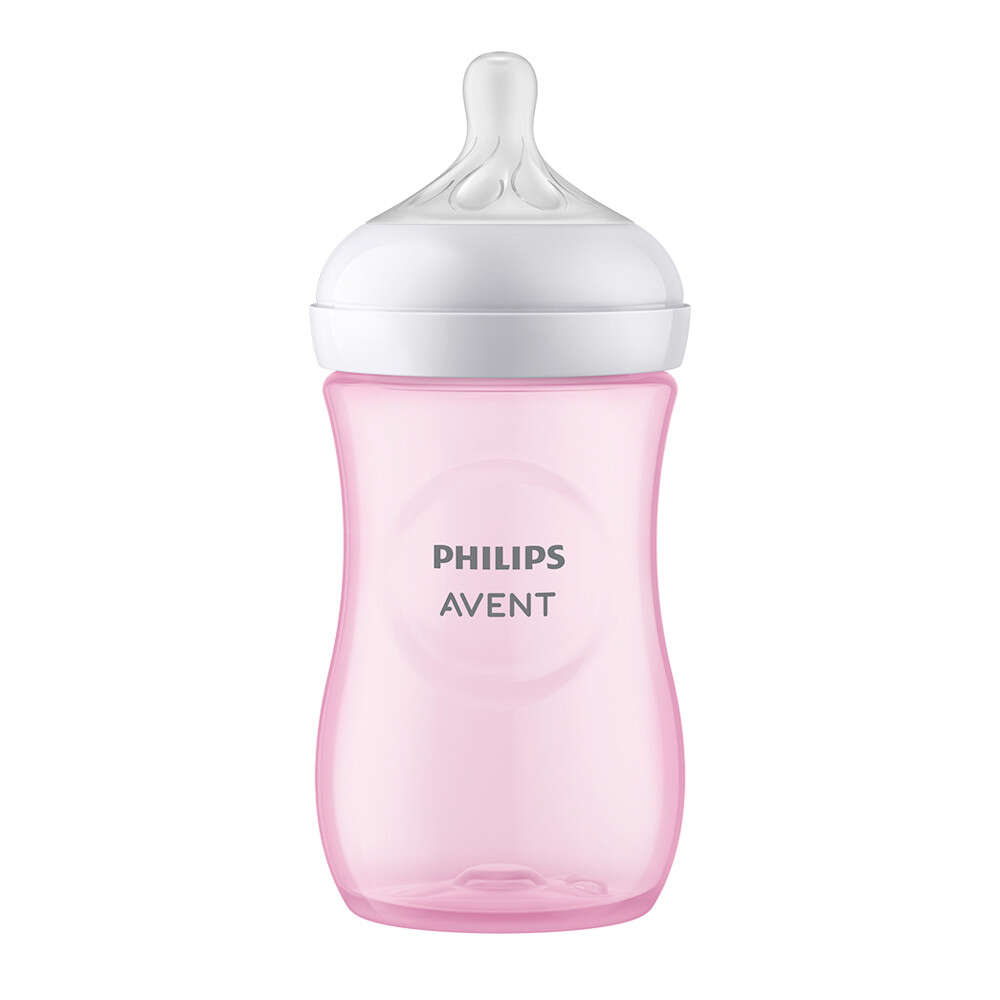 Philips Avent Natural Response Cumisüveg - 260ml, Rózsaszín