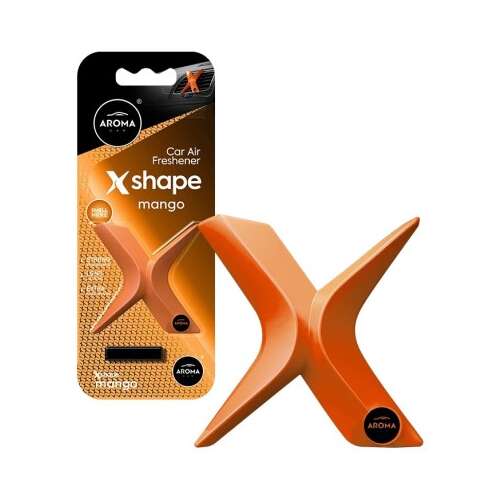 Aroma Car X Shape mangó illatosító autóba, X alakú illatosító autó szellőzőrácshoz - Aroma Car