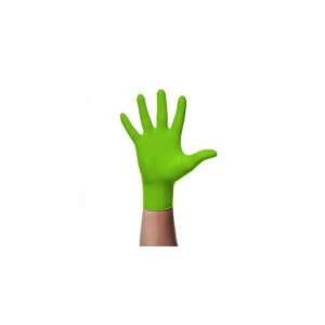 Grüne Nitrilhandschuhe, strukturiertes GOGRIP, Set 50 Stück M