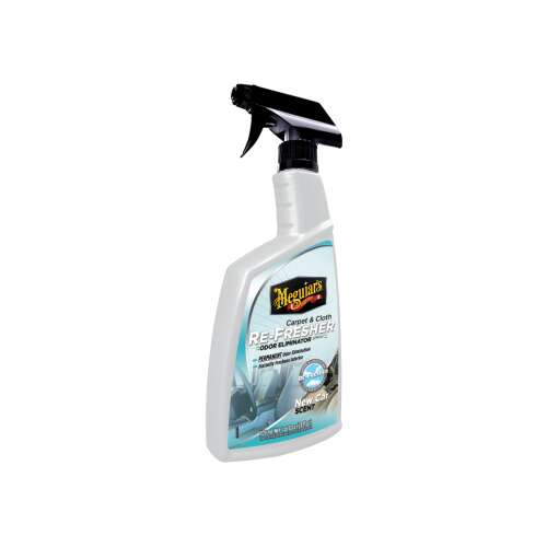 Meguiar's Carpet & Cloth Re-Fresher Odor Eliminator Spray, New Car scent, 710 ml bottle