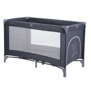 Kikkaboo So Gifted Navy Travel Cot, portable baby bed with mesh sides - Kikkaboo