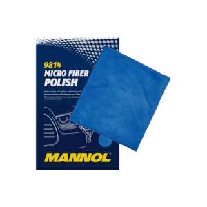 Mannol Micro Fiber Polish, niebieska mikrofibra do polerowania lakieru samochodowego - Mannol